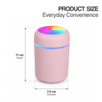 Portable 300ml LED Ultrasonic Humidifier